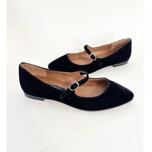 Margaux Black Flats